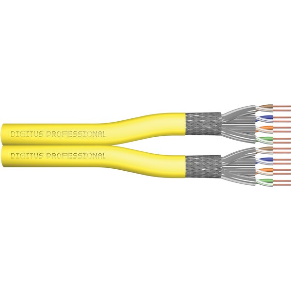 Digitus DK-1743-A-VH-D-1 networking cable Yellow 100 m Cat7a S/FTP (S-