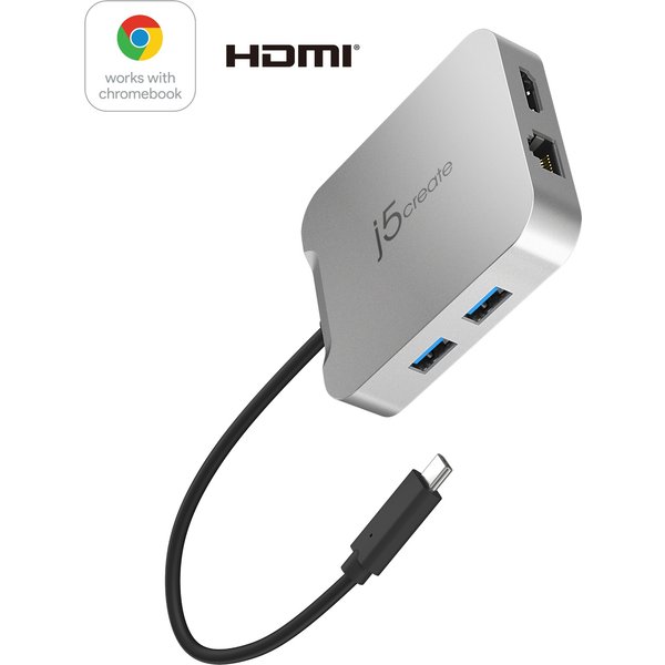 j5create JCD391 USB-C Multi-Port Adapter with 4K 60Hz HDMI