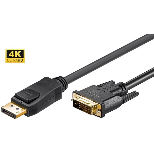 Microconnect DP-DVI-MM-200 video cable adapter 2 m DisplayPort DVI-D B