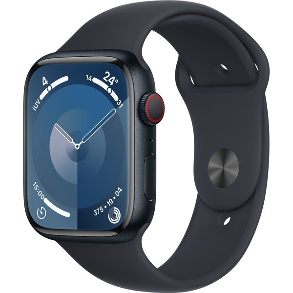 Apple Watch Series 9 GPS + Cellular 45mm Midnight Aluminium Case w/ Mi