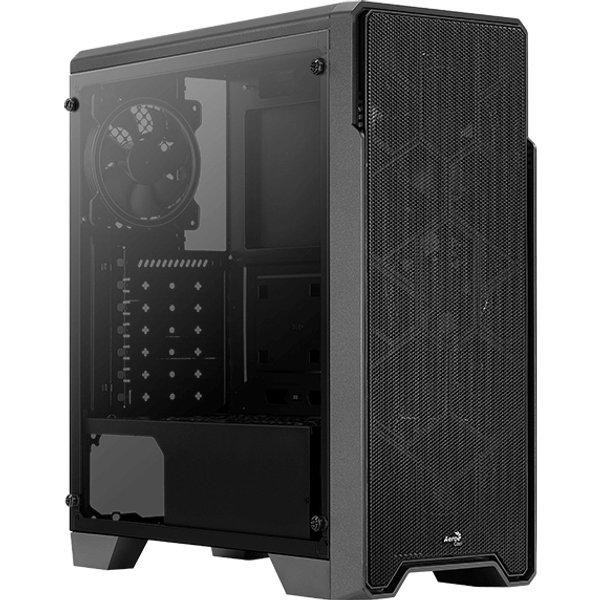 Aerocool Ore Tempered Glass Midi Tower Black