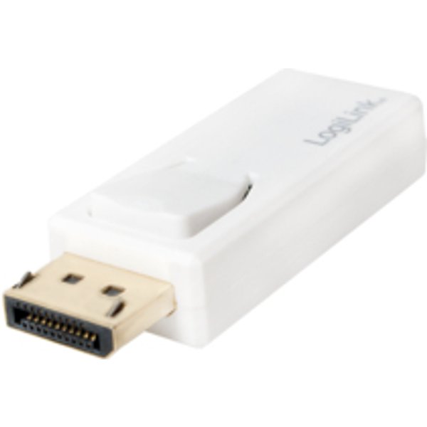 LogiLink CV0100 cable gender changer DisplayPort HDMI White