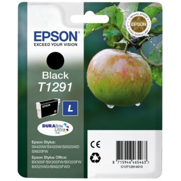 Epson C13T12914010/T1291 Ink cartridge black high-capacity. 380 pages