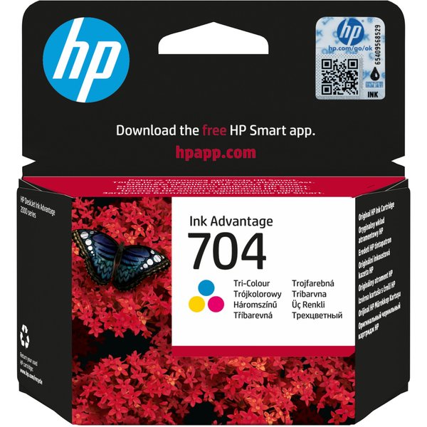 HP CN693AE/704 Printhead cartridge color. 200 pages 4.5ml for HP DeskJ