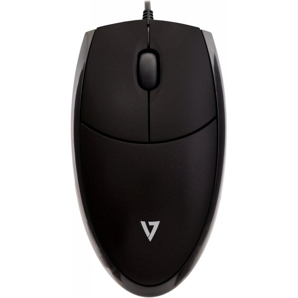 V7 Optical LED USB Mouse - black