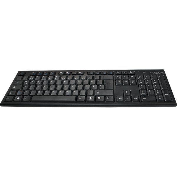 LogiLink ID0104 keyboard Mouse included Office RF Wireless QWERTZ Blac