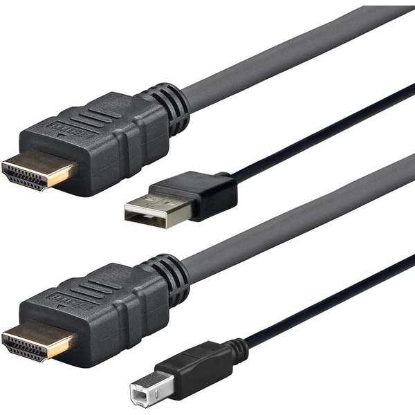 Vivolink PROHDMIUSBAB4AMP video cable adapter 4 m Black