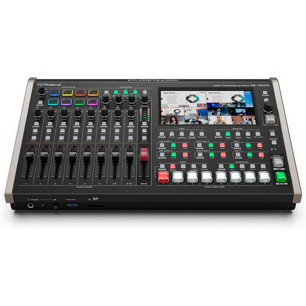 Roland VR-120HD audio mixer 42 channels Black