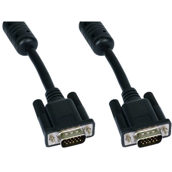 Cables Direct 10m SVGA VGA cable VGA (D-Sub) Black. Chrome