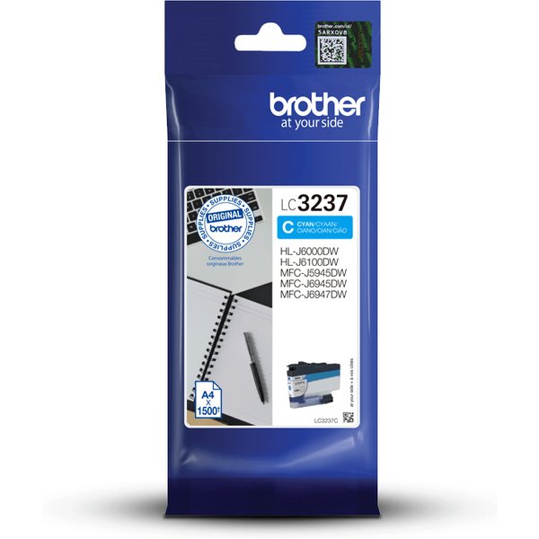 Brother LC-3237C Ink cartridge cyan. 1.5K pages for Brother MFC-J 5945