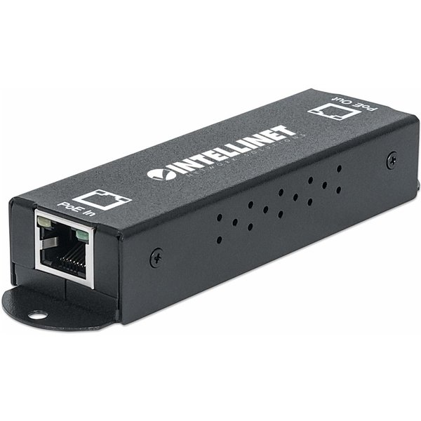Intellinet Gigabit High-Power PoE+ Extender Repeater IEEE 802.3at/af Power over Ethernet (PoE+/PoE) metal