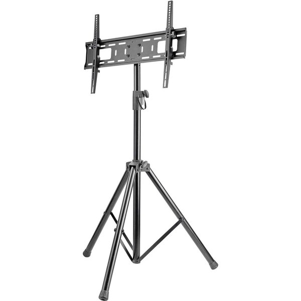 Manhattan Tripod Floor Mount for TV & Monitors, Stand Assembly, For screens: 37" to 65", VESA compatability: all between 200x200 to 600x400mm - check the dimensions of the four mounting holes on back of screen to ensure it fits, Max 35kg, Black, LFD, Brac