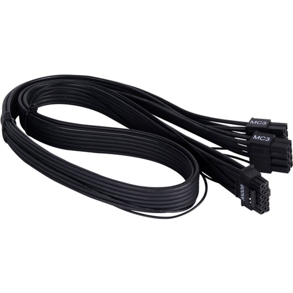 Silverstone PP14-EPS power cable Black 2 x EPS 8-pin