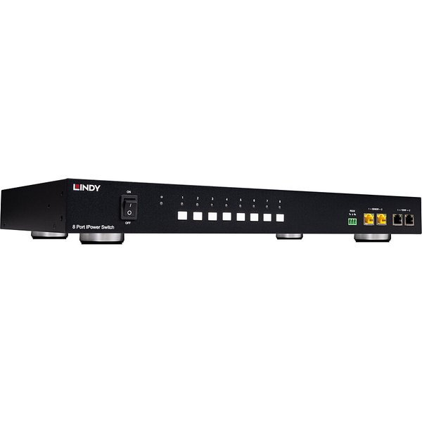 Lindy 32623 power distribution unit (PDU) 8 AC outlet(s) 1U Black