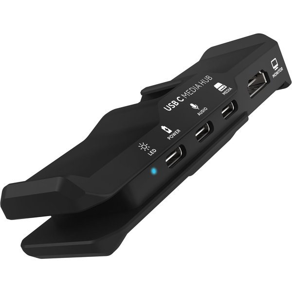 Kondor Blue KB-USBC-AHUB-BK interface hub USB Type-C 10000 Mbit/s Blac