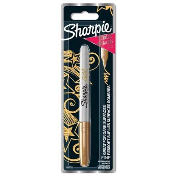 Sharpie 1986003 permanent marker Fine tip Gold 1 pc(s)