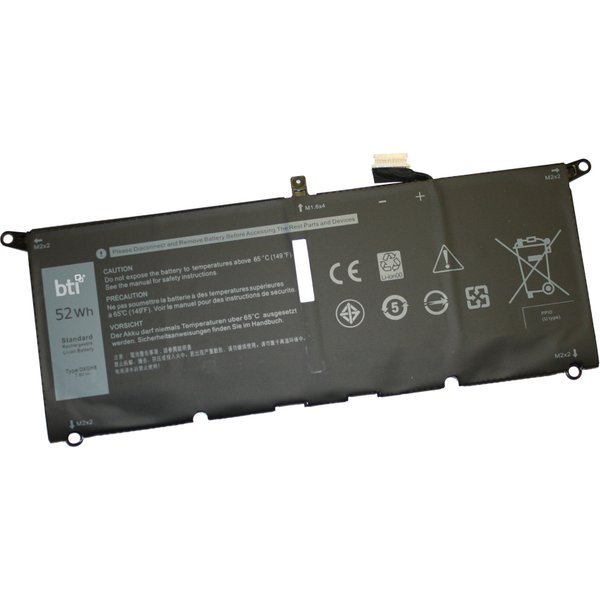 BTI G8VCF compatible 52Wh 4-cell battery for DELL XPS