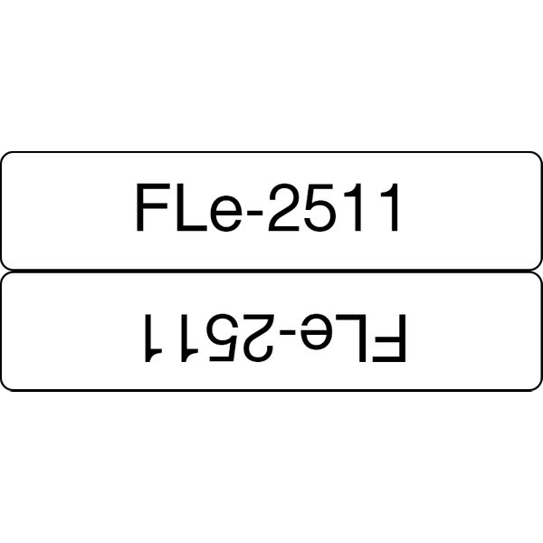 Brother FLE-2511 DirectLabel Label white 45mm x 21mm Pack=72