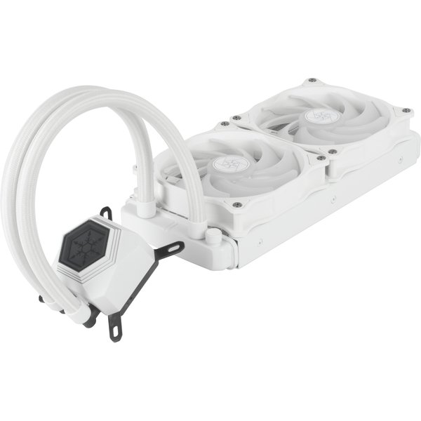 Silverstone PF240W-ARGB Processor All-in-one liquid cooler White