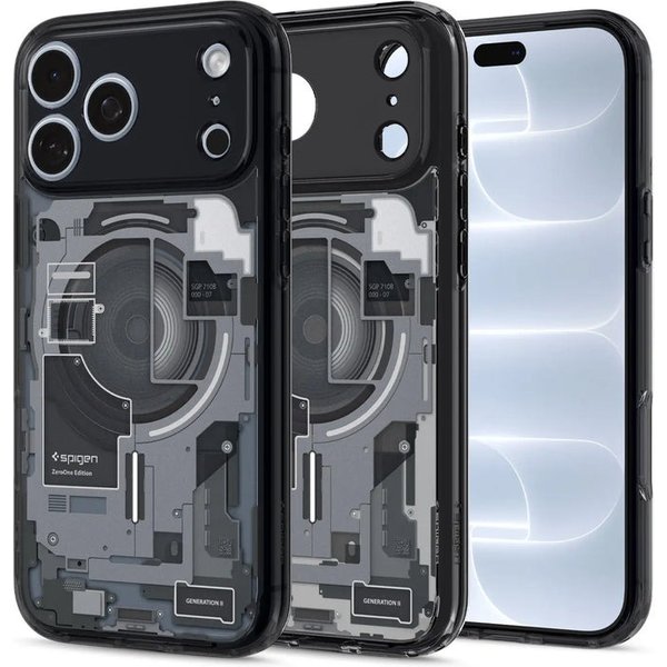 Spigen ACS12128 mobile phone case 17.5 cm (6.9") Cover Black