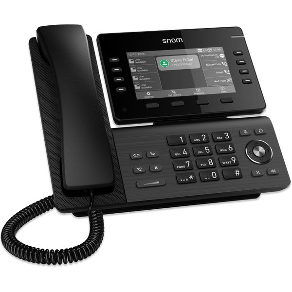 Snom D812 IP phone Black TFT