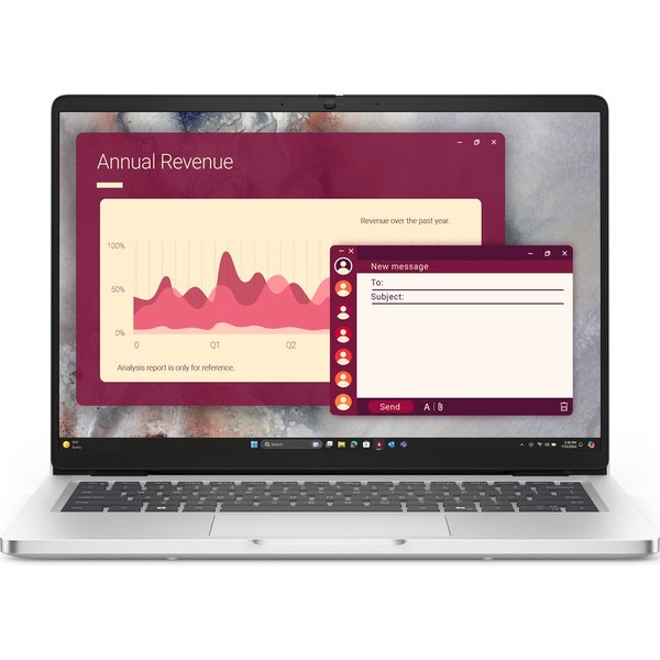 DELL Pro 14 PC14250 Intel Core Ultra 5 235U Laptop 35.6 cm (14in) Full