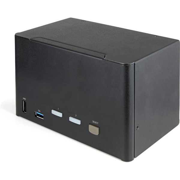 StarTech.com 2 Port Quad Monitor DisplayPort KVM Switch - 4K 60Hz UHD