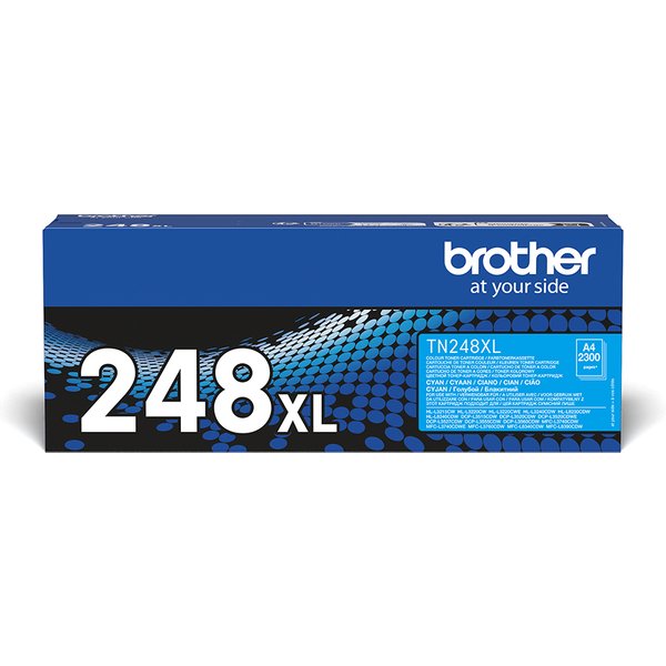 Brother TN-248XLC Toner-kit cyan high-capacity. 2.3K pages ISO/IEC 197