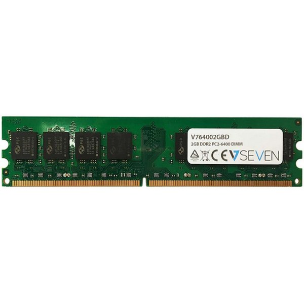 V7 V764002GBD memory module 2 GB 1 x 2 GB DDR2 800 MHz