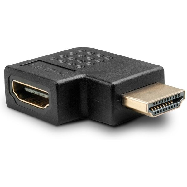 Lindy HDMI 90 Degree Right Angled Adapter. Black