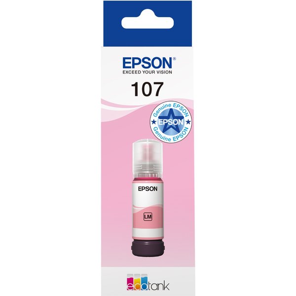 Epson C13T09B640/107 Ink cartridge light magenta. 7.2K pages 70ml for