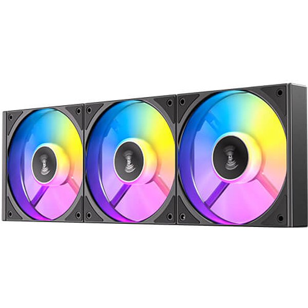 Antec 0-761345-40048-0 computer cooling system Computer case Fan 12 cm Black 3 pc(s)