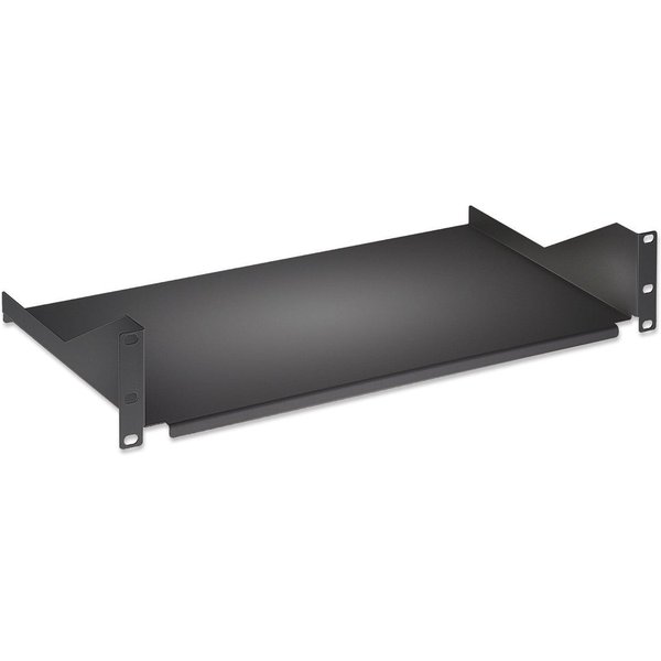 Intellinet 19" Cantilever Shelf 2U Fixed Depth 400mm Max 25kg Black Three Year Warranty