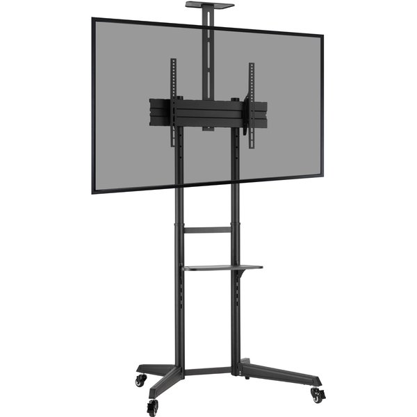 Properav Portable Tv Trolley Stand For 37"-70" Screens - Black, Black