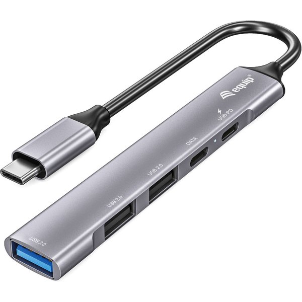 Equip 5-Port USB 3.0/2.0 Hub with USB-C PD
