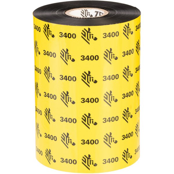 Zebra 3400 High Performance Wax-Resin thermal ribbon 450 m Black