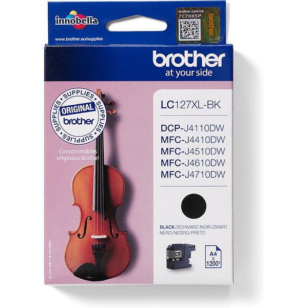 Brother LC-127XLBK Ink cartridge black. 1.2K pages ISO/IEC 24711 9ml f
