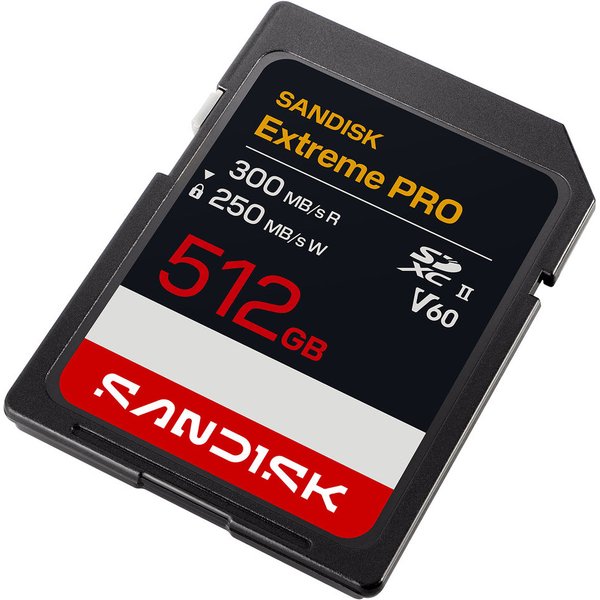 SanDisk Extreme PRO SDXC UHS-II V60 512 GB