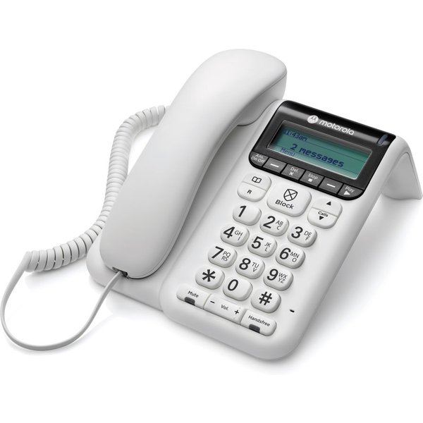 Motorola CT610 Corded Telephone with Answering Machine
