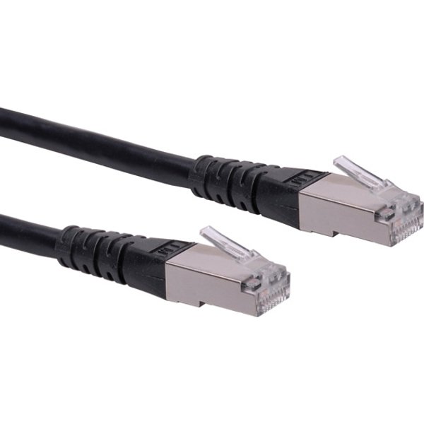 ROLINE S/FTP Patch Cord Cat.6. black 0.3 m