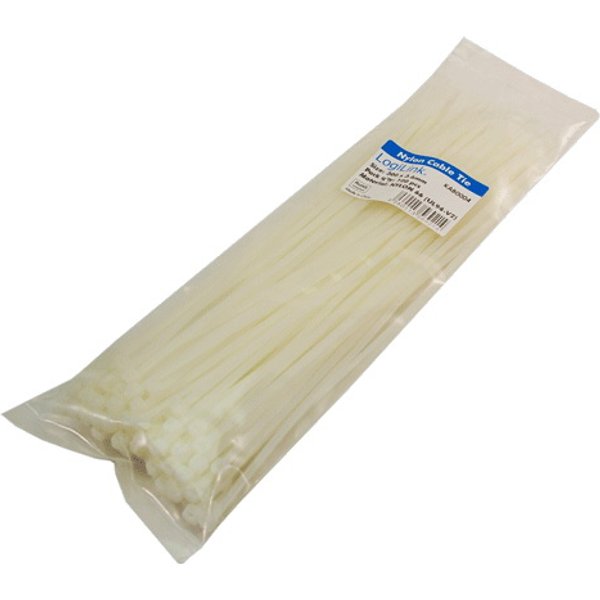 LogiLink KAB0004 cable tie Nylon White