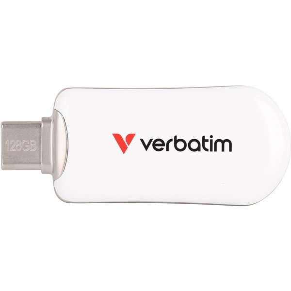 Verbatim Plectra USB-C Flash Drive White 128GB