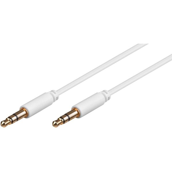 Microconnect AUDLL05W audio cable 0.5 m 3.5mm White