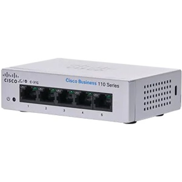 Cisco CBS110 Unmanaged L2 Gigabit Ethernet (10/100/1000) 1U Grey