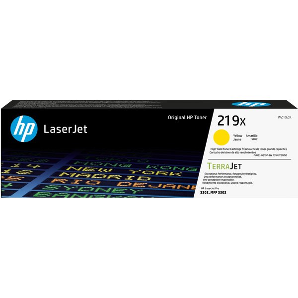 HP W2192X/219X Toner cartridge yellow high-capacity. 2.5K pages ISO/IE