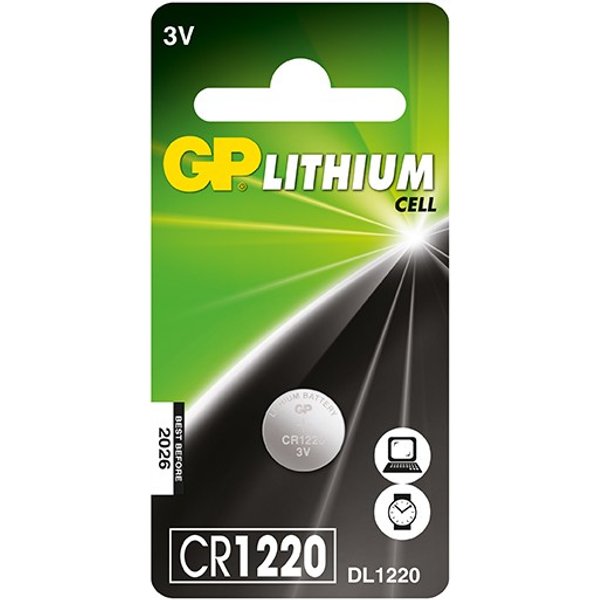 GP Batteries Silver Oxide Cell CR1220 Single-use battery Lithium