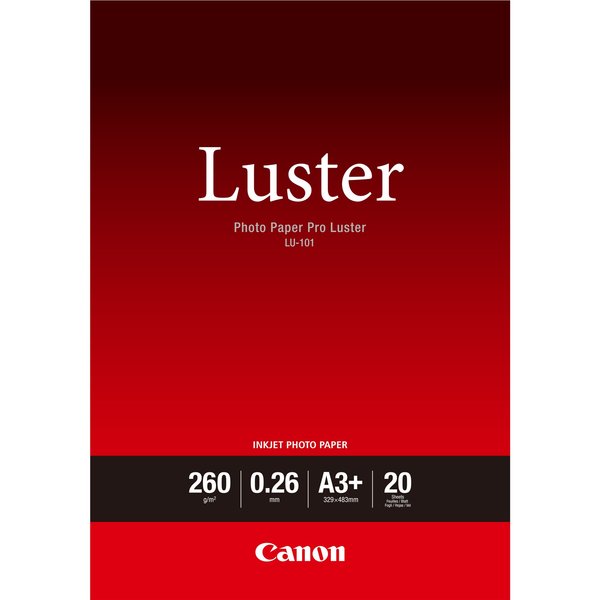 Canon LU-101 Luster Photo Paper Pro A3 Plus - 20 Sheets