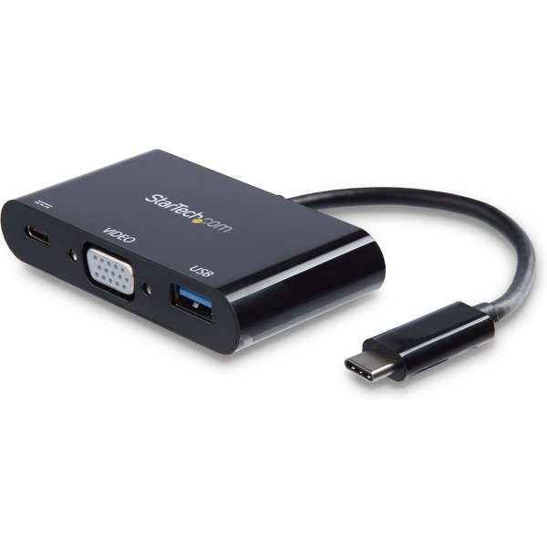 StarTech.com USB-C VGA Multiport Adapter - USB 3.0 Port - 60W PD