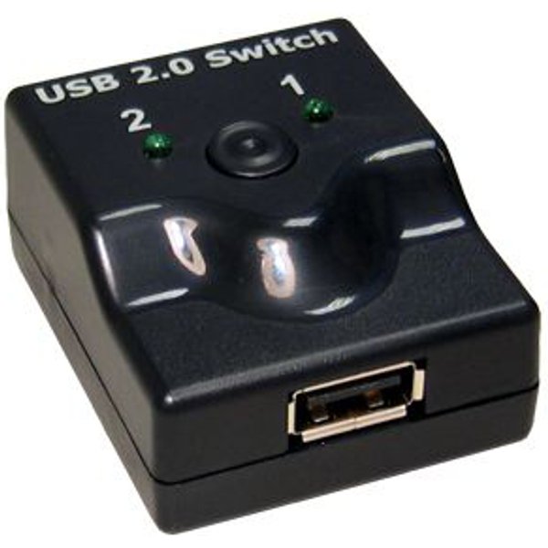 Cables Direct USB 2.0 2 Port Mini Switch Black