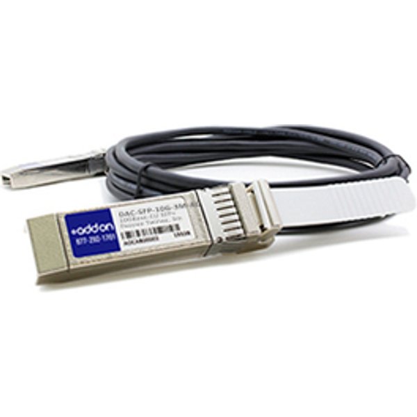 AddOn Networks 3m. 2xSFP+ InfiniBand/fibre optic cable SFP+ Black
